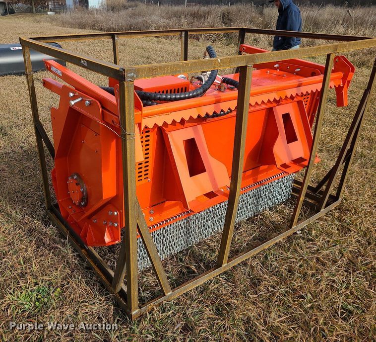 image for item LJ9452 2023 TopCat SSFM81  skid steer mulcher