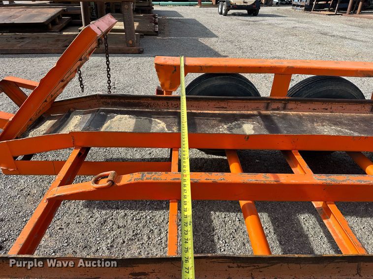 image for item LK9733 1984 Belshe T-2(3A)  equipment trailer