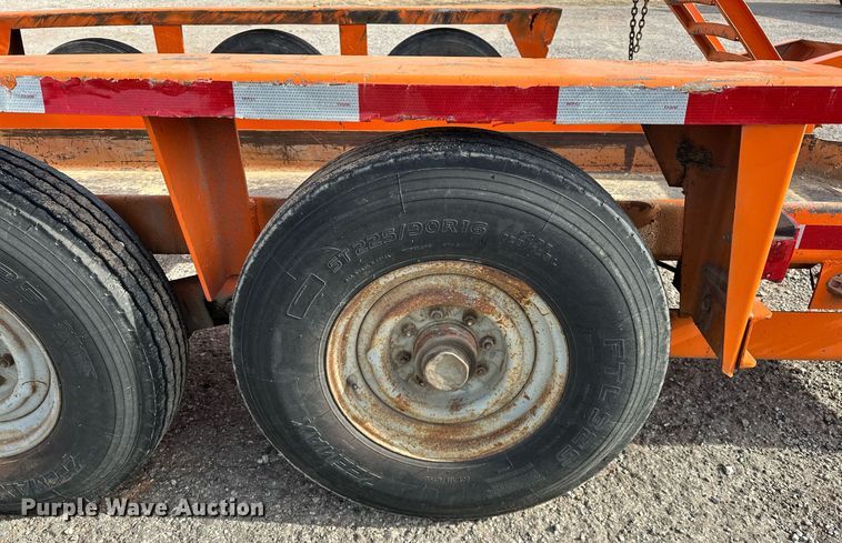 image for item LK9733 1984 Belshe T-2(3A)  equipment trailer
