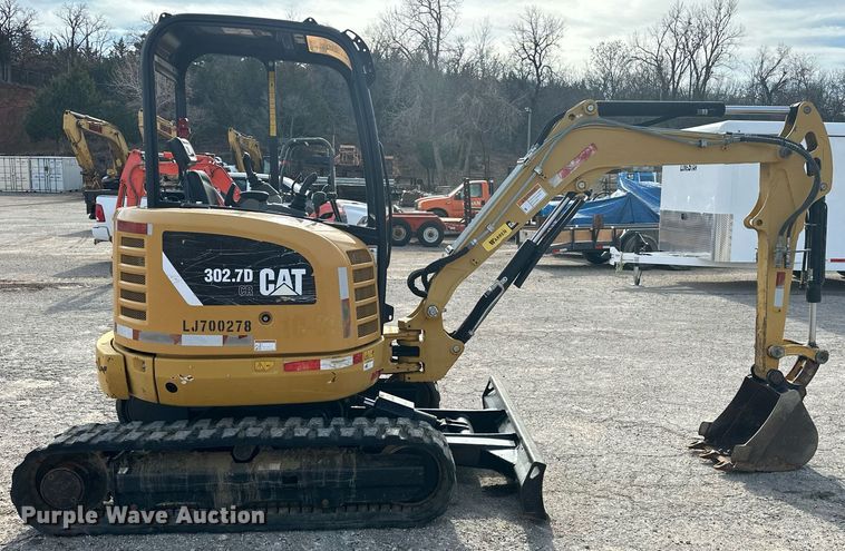 image for item LK9735 Caterpillar 302.7D CR  mini excavator