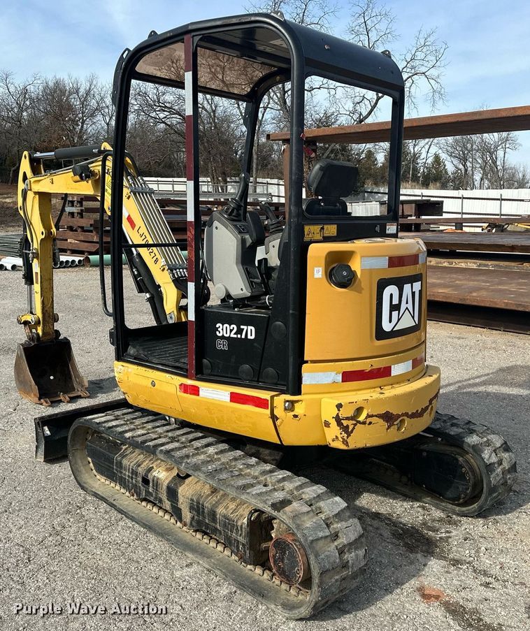 image for item LK9735 Caterpillar 302.7D CR  mini excavator