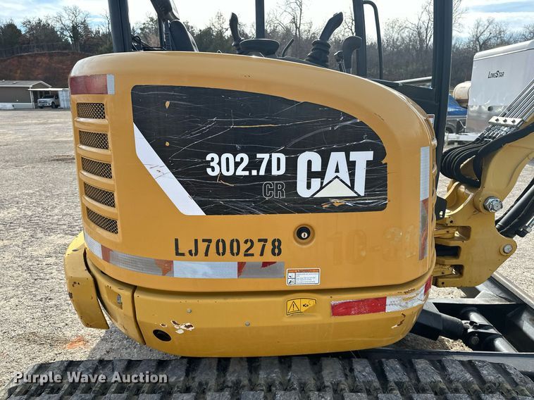 image for item LK9735 Caterpillar 302.7D CR  mini excavator