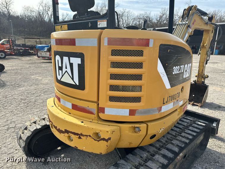 image for item LK9735 Caterpillar 302.7D CR  mini excavator