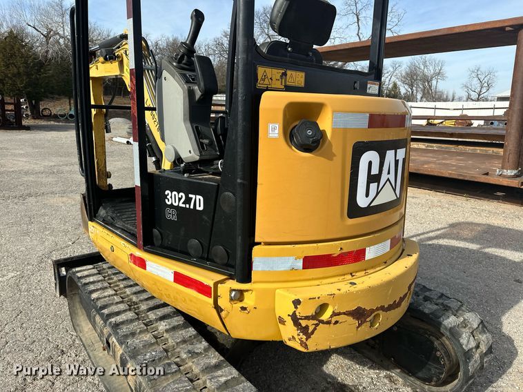 image for item LK9735 Caterpillar 302.7D CR  mini excavator