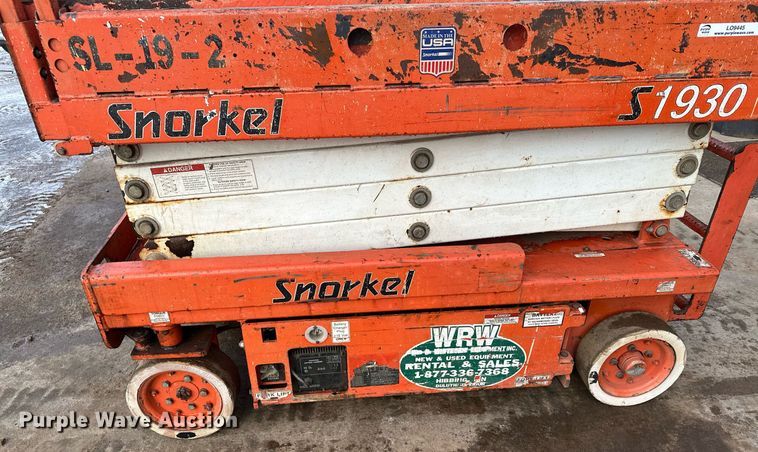 image for item LO9445 Snorkel S1930  scissor lift