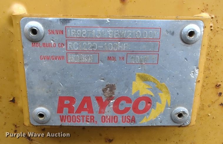 image for item LY9504 2011 Rayco RC1220  wood chipper
