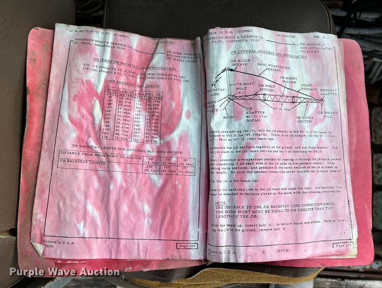 image for item NE9682 1970 American 5299  crane