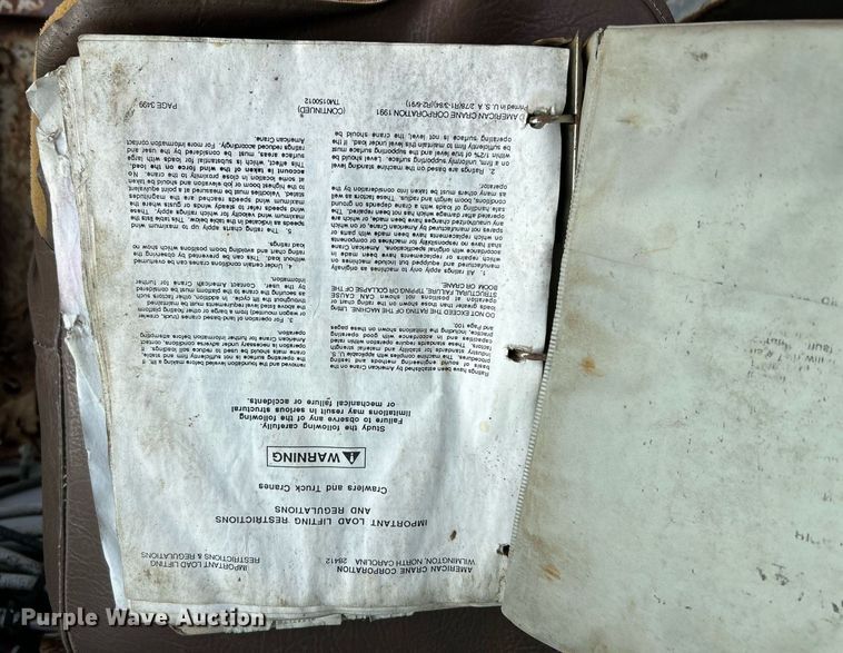 image for item NE9682 1970 American 5299  crane