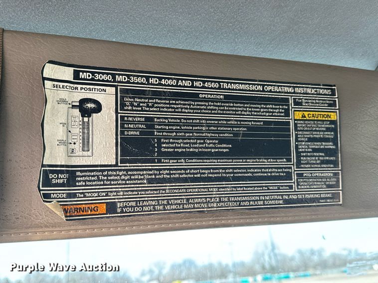 image for item NI9712 2007 Sterling L9500  roll-off container truck