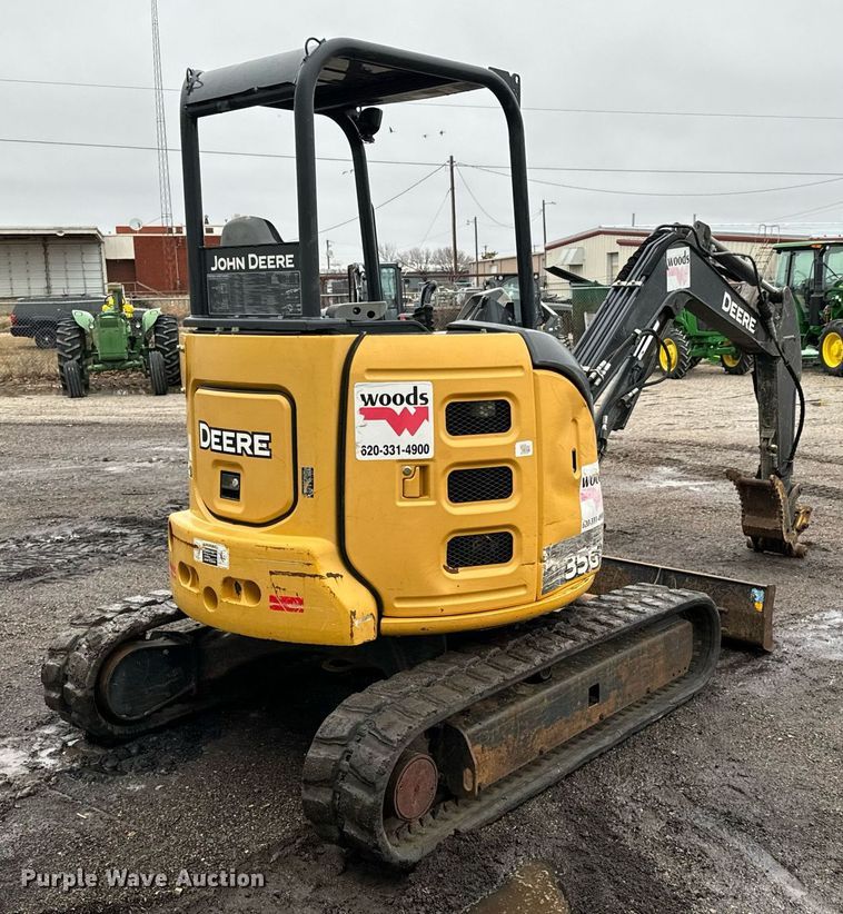 image for item NI9717 2015 John Deere 35G  mini excavator