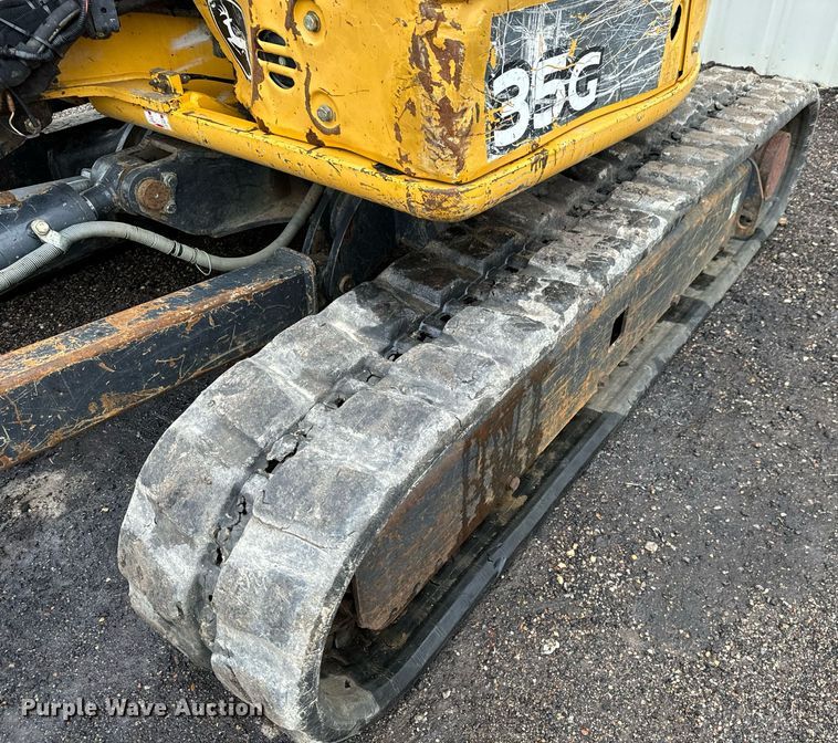 image for item NI9717 2015 John Deere 35G  mini excavator
