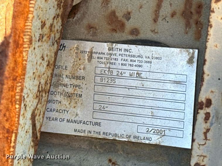 image for item OD9852 2001 Geith EK18  thumb