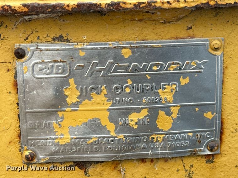 image for item OD9884 JB-Hendrix 325C  Hydraulic Quick Coupler