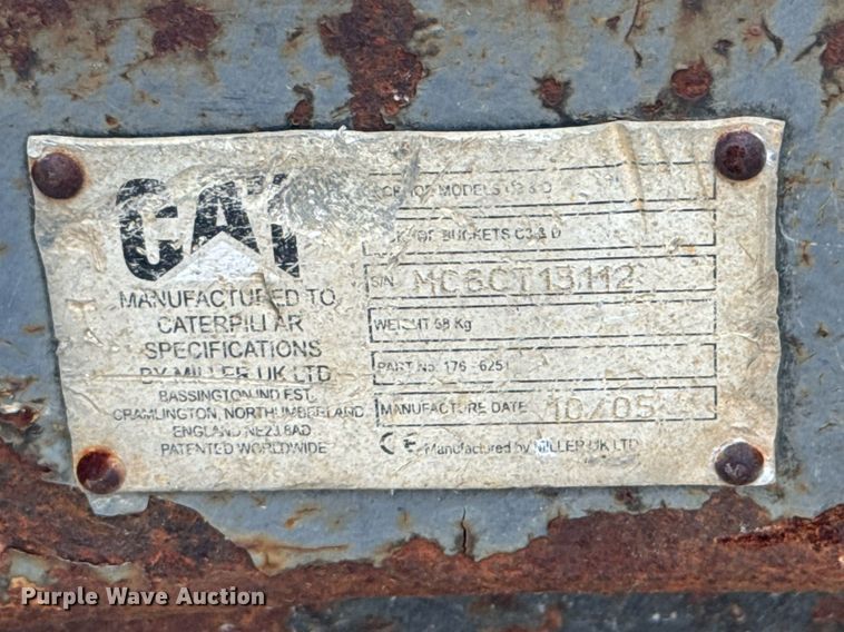 image for item OD9885 Caterpillar  excavator bucket