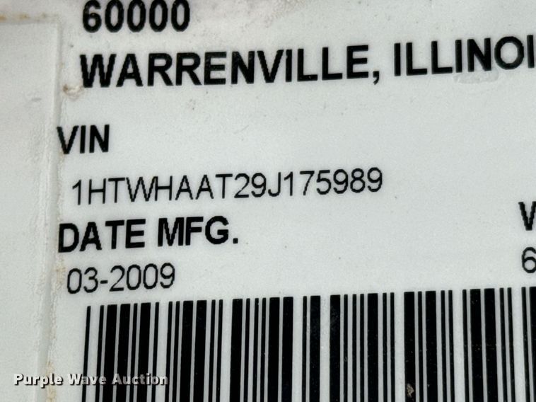 image for item OD9890 2009 International 7400  sewer jetter truck