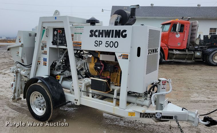 image for item DL7822 2017 Schwing SP500 concrete pump