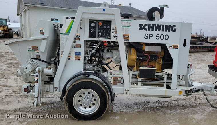 image for item DL7822 2017 Schwing SP500 concrete pump