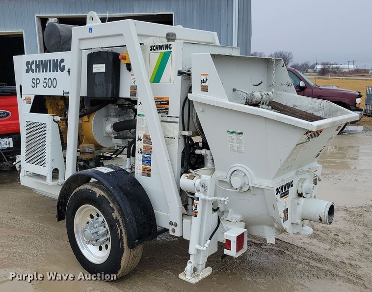 image for item DL7822 2017 Schwing SP500 concrete pump