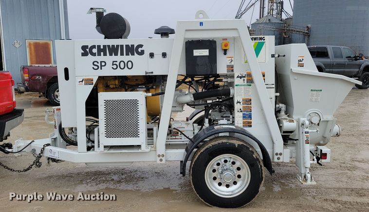 image for item DL7822 2017 Schwing SP500 concrete pump