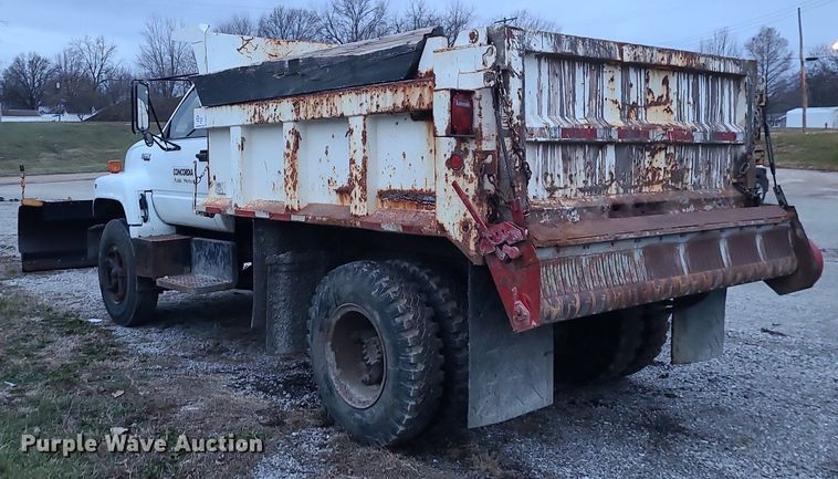 image for item DN8297 1991 Chevrolet Kodiak C5500 dump truck