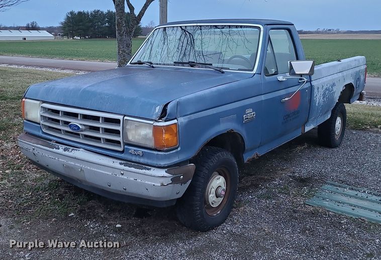 image for item DN8299 1991 Ford F150 pickup truck