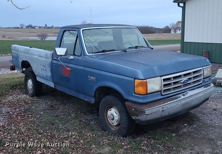 image for item DN8299 1991 Ford F150 pickup truck