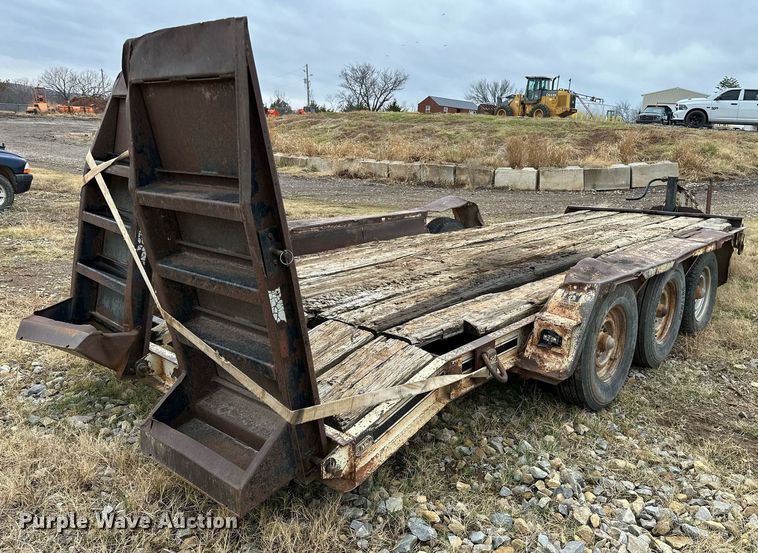 image for item DO5170 1985 Trail King TK18U-2000 equipment trailer