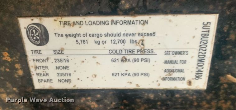 image for item DP8813 2013 Tiger equipment trailer