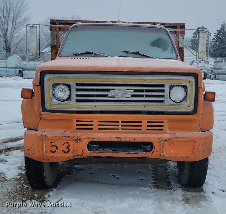 image for item KT9631 1979 Chevrolet  C60  flatbed truck