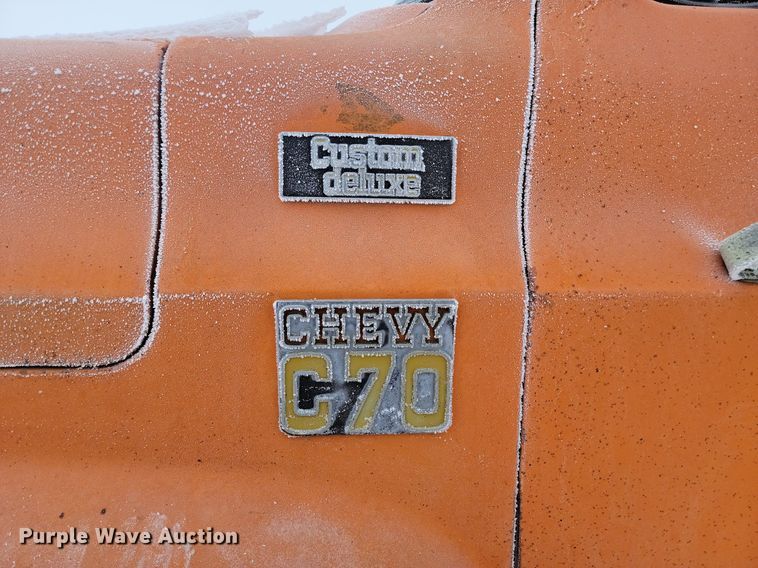 image for item KT9631 1979 Chevrolet  C60  flatbed truck