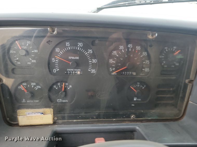 image for item KT9638 1998 Ford W86 dump truck