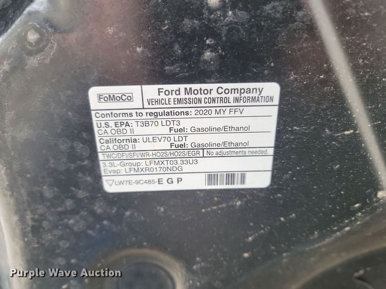 image for item KT9645 2020 Ford  Explorer Police Interceptor  SUV