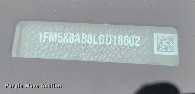 image for item KT9645 2020 Ford  Explorer Police Interceptor  SUV