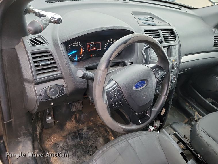 image for item KT9649 2017 Ford  Explorer Police interceptor  SUV