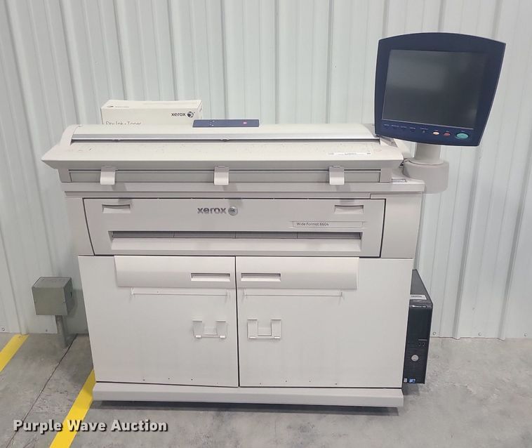 image for item LJ9464 Xerox Wide Format 6604 plotter