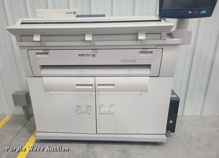 image for item LJ9464 Xerox Wide Format 6604 plotter