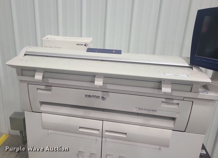 image for item LJ9464 Xerox Wide Format 6604 plotter