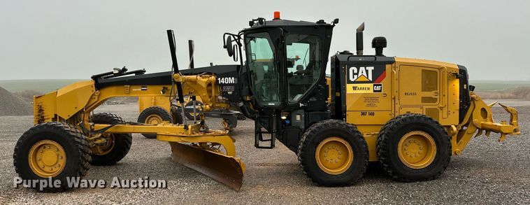 image for item LK9740 2017 Caterpillar  140M3 AWD motor grader