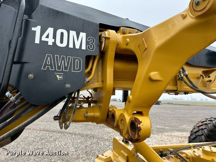 image for item LK9740 2017 Caterpillar  140M3 AWD motor grader
