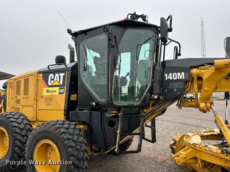 image for item LK9740 2017 Caterpillar  140M3 AWD motor grader
