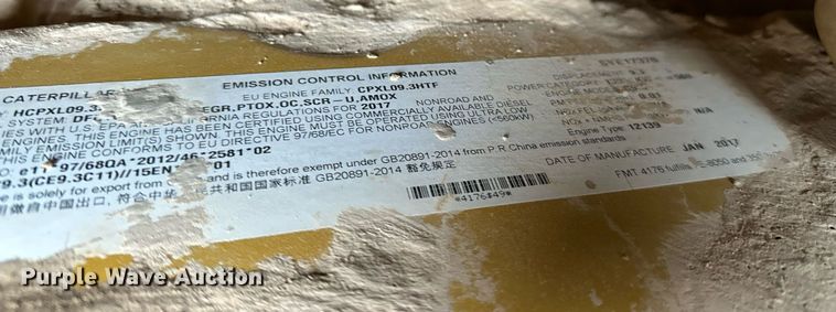 image for item LK9740 2017 Caterpillar  140M3 AWD motor grader