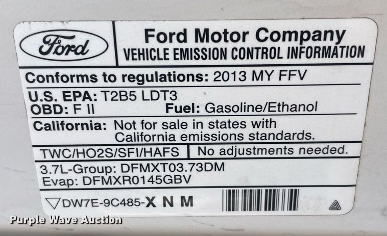 image for item NA9740 2013 Ford Explorer Police Interceptor SUV