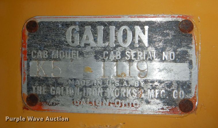 image for item NE9395 1959 Galion 503G rigid frame motor grader