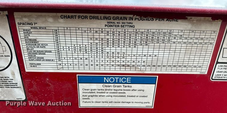 image for item NM9208 Haybuster 107C grain drill