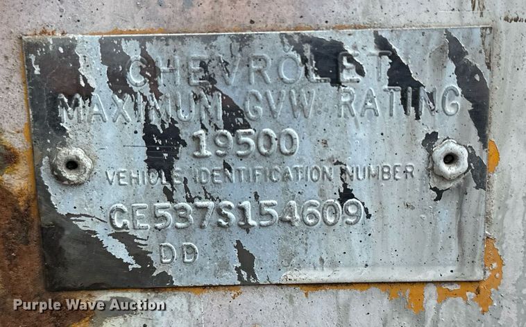 image for item NS9161 1967 Chevrolet 60 oil distributor truck