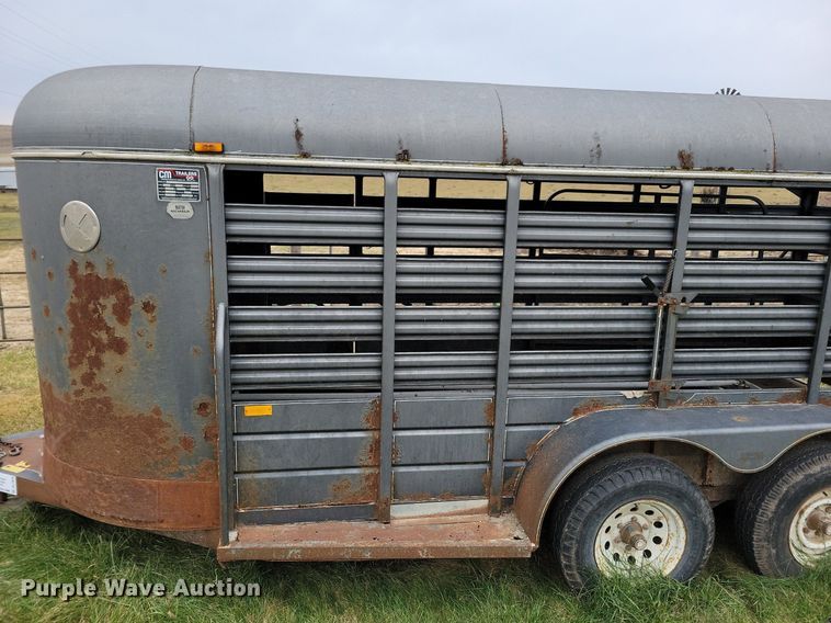 image for item DL7826 1994 CM livestock trailer
