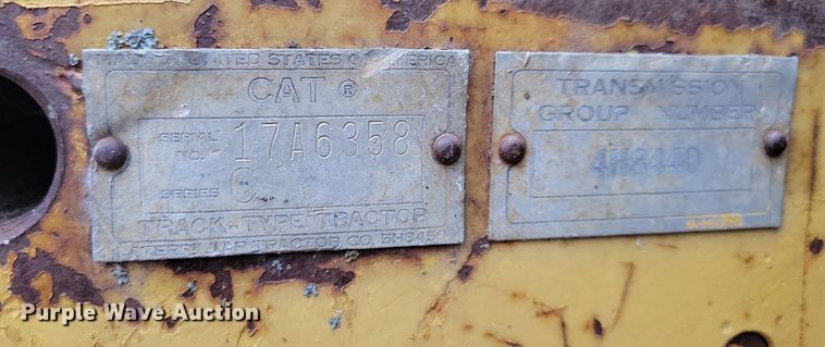 image for item DL7829 1958 Caterpillar D7C dozer