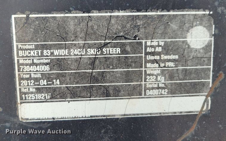 image for item DL7832 2012 Case Farmall 105U MFWD tractor