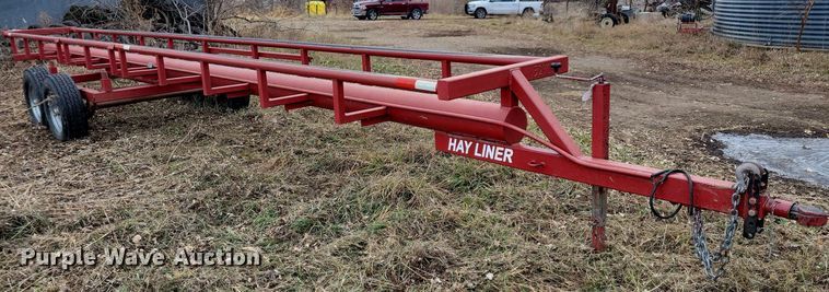 image for item DL7835 Hay Liner hay bale trailer