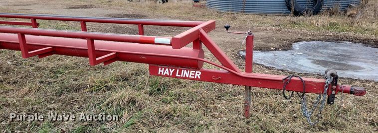image for item DL7835 Hay Liner hay bale trailer